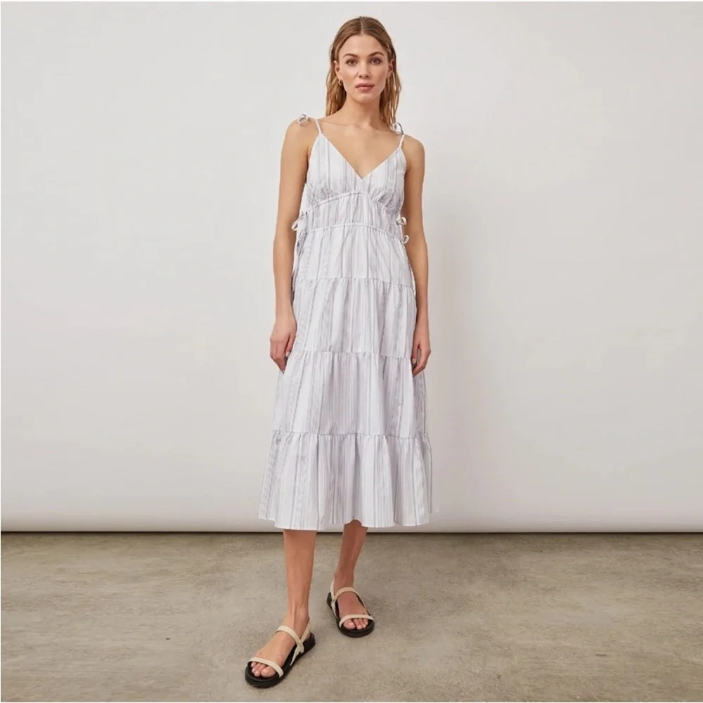 Rails Julia Dress In West Seaport Stripe